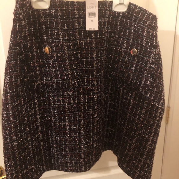 LOFT skirt size 12 (colour Plum) - Picture 2 of 4